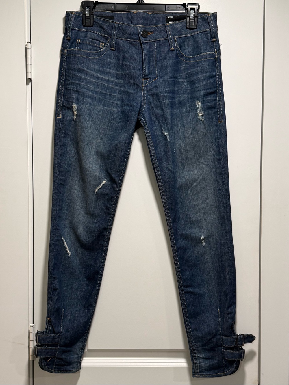 William Rast  Coco Skinny Jeans with Distressing